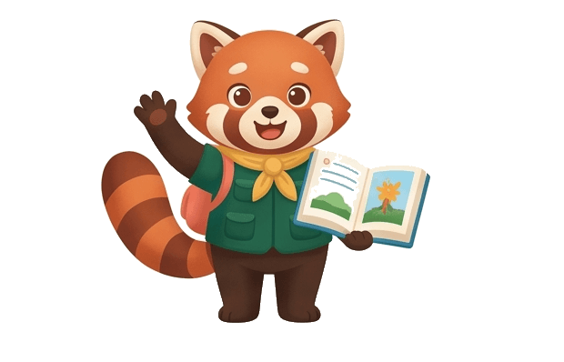 Nelo welcomes the learner with a picture book